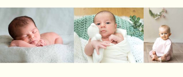 Il n'y a pas d'age idéal pour réaliser la séance photo de votre bébé. La vraie question serait plutot:
              Que souhaitez-vous comme style de photo?

- Le nouveau-né va évoluer et s'éveiller à grande vitesse, ses phases d'éveil seront de plus en plus longues, et le tonus aussi.Donc si vous rêvez de faire une séance photo où votre tout petit sera paisiblement endormi et blotti dans un cocon, il faut mieux opter avant ses 15 jours. Vous pouvez être rassurés, il n'est pas trop petit vous pouvez même choisir un reportage photo dès la maternité; en contactant votre propre photographe pendant votre grossesse, et immortaliser ainsi les toutes premières heures de vie.

- Vous aimeriez pour vous, pour la famille des photos où bébé à les yeux bien écarquillés mais encore des petits décors pour nouveaux-nés, jusqu'à 3/4 semaines, c'est possible.

- De 2 à 5 mois, ce seront des poses simples, le plus souvent sur le dos, plat ventre si il commence à lever la tête, dans les bras. des photos plus spontanées et naturelles.

- de 6 à 9 mois, bébé tient généralement assis. le tout petit est très réceptif au jeu, des tas de mimiques, on obtient de jolis sourires. La séance photo sera moins longue car il reste tout jeune et toutes ces stimulations le fatigue vite encore.

Vous le voyez, tout est question de goût fibalement; surtout ne jamais rien attendre de précis et se laisser surprendre par ce que le bébé voudra nous donner. Le principal est d'avoir de jolis souvenirs pour plus tard, que vous aimerez ensemble regarder et regarder encore...

