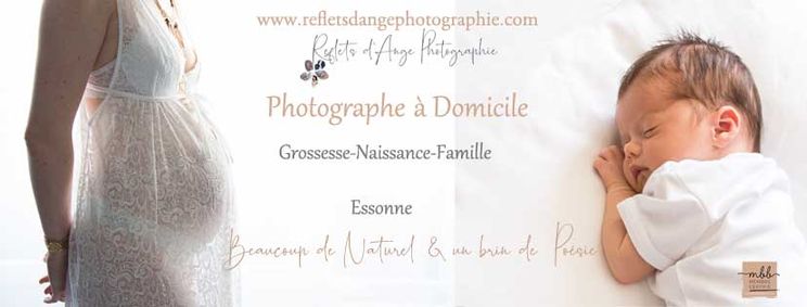 Photographe maternite à domicile 91 reflets d'ange photographie  Essonne