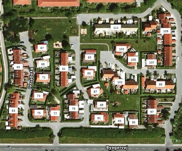 Oversigtsfoto af Regnbuen (copyright Google Maps)