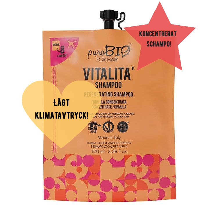 Koncentrerat shampoo, blandas ut till 300 ml.