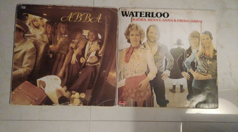 Mijn 2 eerste ABBA Lp's uit 1975