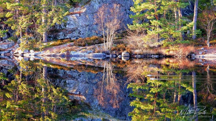Mirror Lake. Stockholm archipelago.