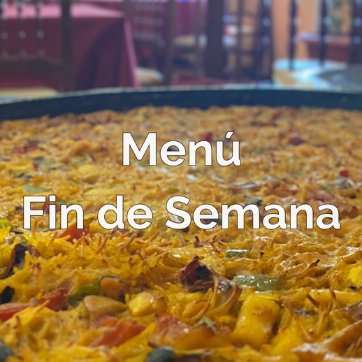Menú Fin de Semana