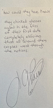 Poema firmado