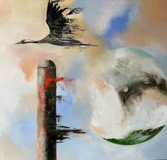 Divisione del tempo Nr. 12 - Öl auf Leinen - 180 x 170 cm - 2022