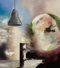 Divisione del tempo Nr. 19 - Öl auf Leinen - 180 x 160 cm - 2022