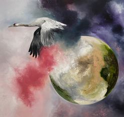 Divisione del tempo Nr. 6 - Öl auf Leinen - 170 x 180 cm - 2022