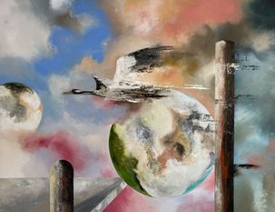 Divisione del tempo Nr. 9 - Öl auf Leinen - 200 x 260 cm - 2022