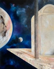 Il suono del tempo Nr. 19 - Öl auf Leinen - 250 x 200 cm - 2022