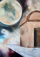 Il suono del tempo Nr. 21 - Öl auf Leinen - 280 x 200 cm - 2022