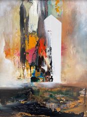 Manifesto del tempo Nr. 12 -Öl auf Leinwand - 40 x 30 cm - 2020