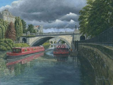 Escaping the Storm - North Parade Bridge, Bath
