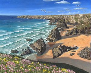Evening Light, Bedruthan Steps, Cornwall