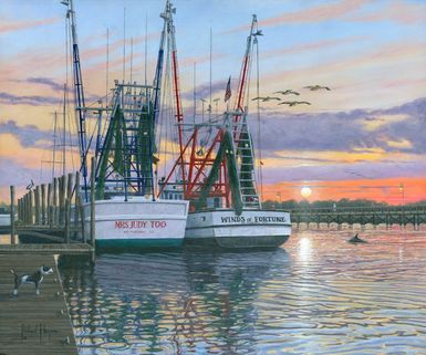 Shem Creek Shrimpers, Charleston, South Carolina