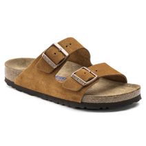 Birkenstock Women Arizona Soft Footbed 1009526 Suede Leather - Mink
