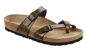 Birkenstock Women Mayari 071041 Gold Braun size 37