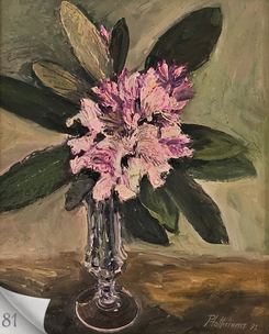 81_Blumenstillleben - Rhododendron (1991)