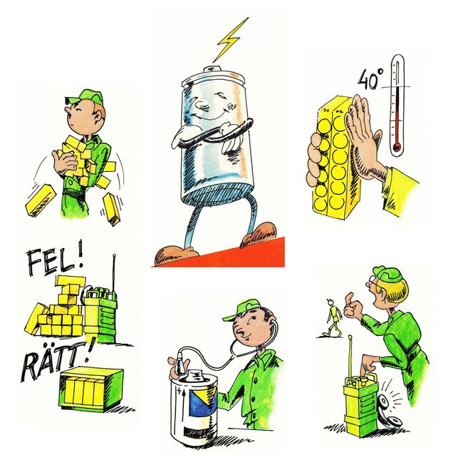 FMV batteribroschyr illustrationer