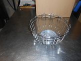 Panier ronde en inox