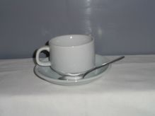 Tasse à café blanche