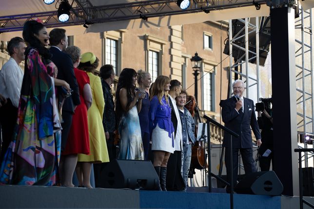 Kungen tackar för konserten @Vinterfall