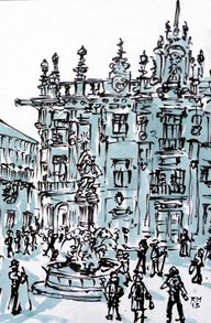 santiago pilgrims de compostella rob macgillivray