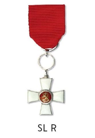 Suomen Leijonan ritarimerkki.