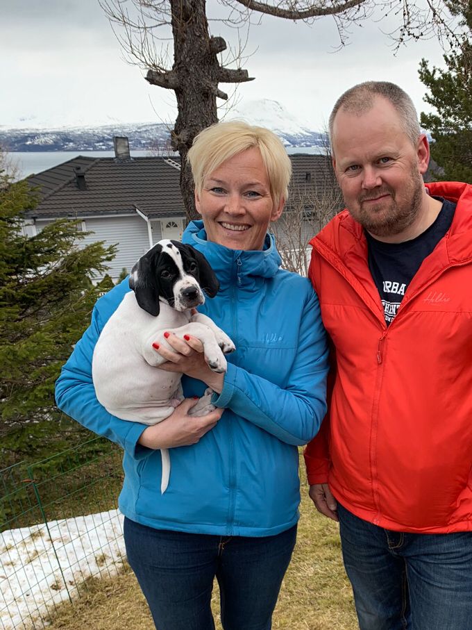 Roger Liavik og Veronica Sivertsen med Rokkomborres Exo