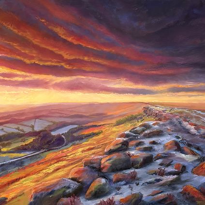 "Stanage Edge" £650 (Framed)