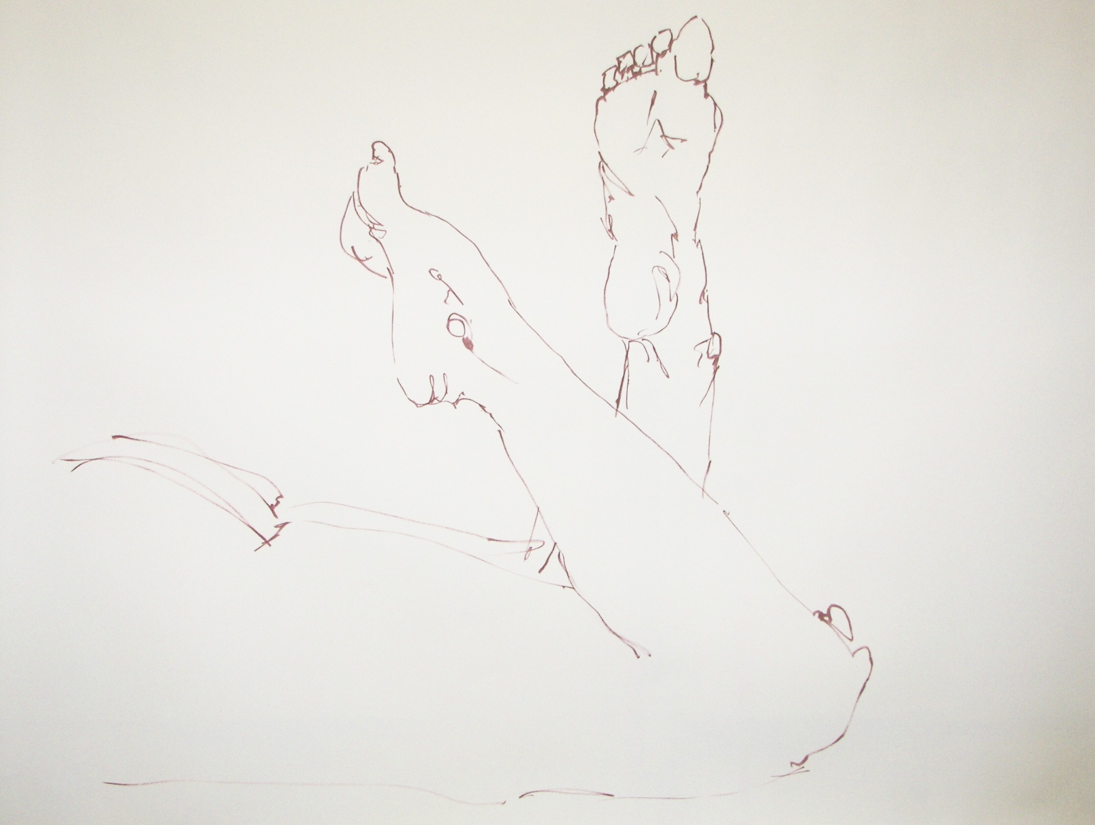 inkt on paper 110x145cm