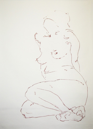 inkt on paper 110x145cm 