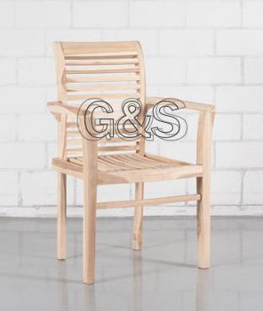 Stapelstoel teak 004.201