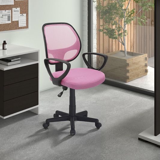 Bureaustoel  Hippa Mesh roze 