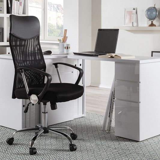 Bureaustoel Max mesh zwart €102