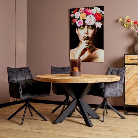 Eettafel Denver 150 cm rond