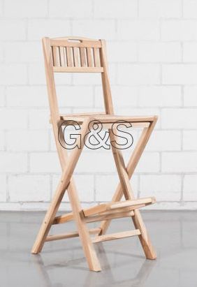 Plooibare barstoel teak 029.301