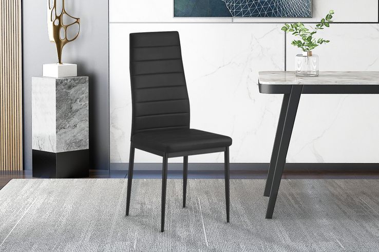 Stoel Cato Kenzo PU zwart