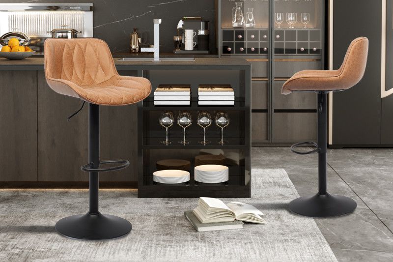 barstoel bar Lola cognac