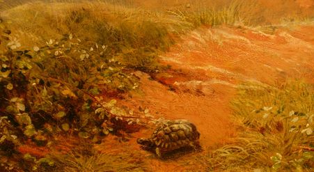 Ioannina, oil on canvas, 1864 (detail); based on a drawing of 1857. Private collection.