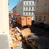 Komplette Hausräumung mit Kran LKW