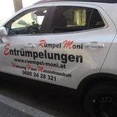 Auto der Firma Rümpel Moni für Besichtigung