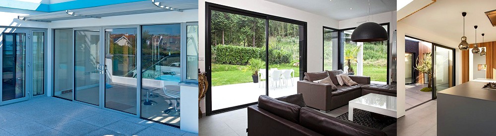 Aluminium sliding doors