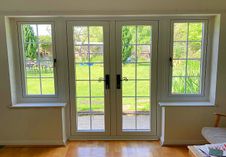 Residence 7 Flush fitting French doors and windows