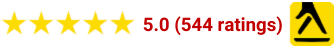 Over 500 5-star customer reveiws on Yell.com