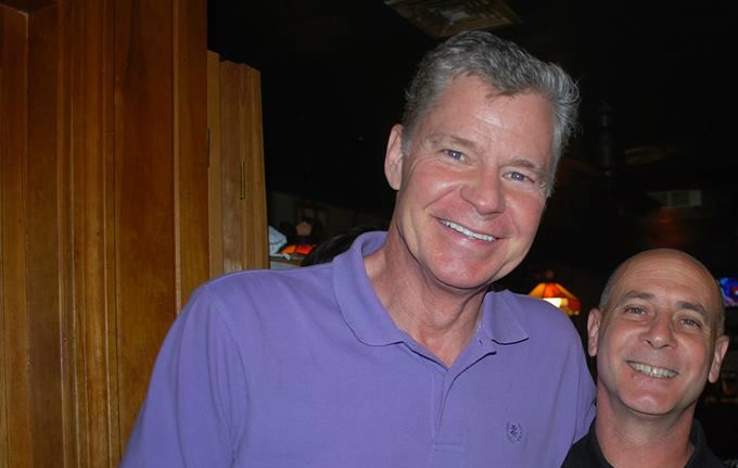 Doug and Dan Patrick hanging at the 7 Seas!