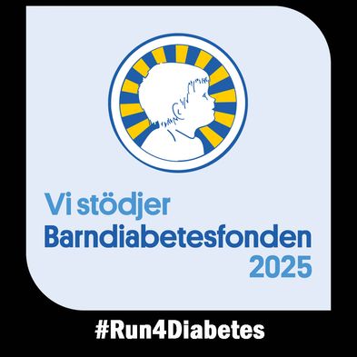 Vi stödjer Barndiabetesfonden 2025 #Run4Diabetes