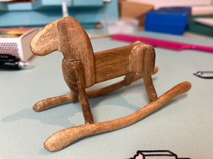 Rocking sheep without wool.