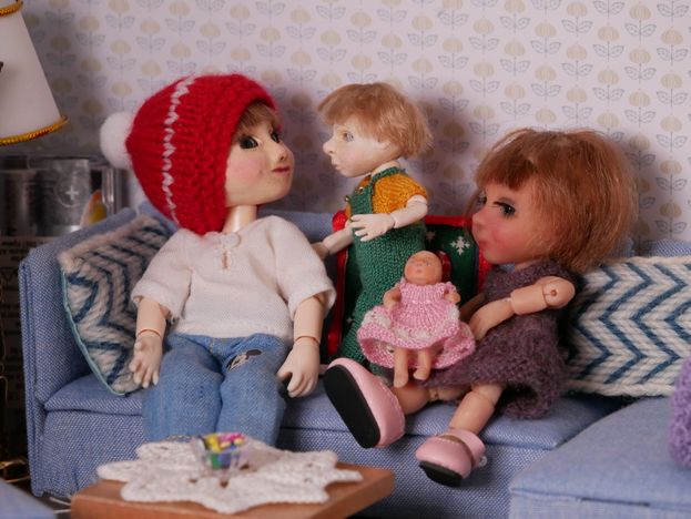Cosy on the sofa