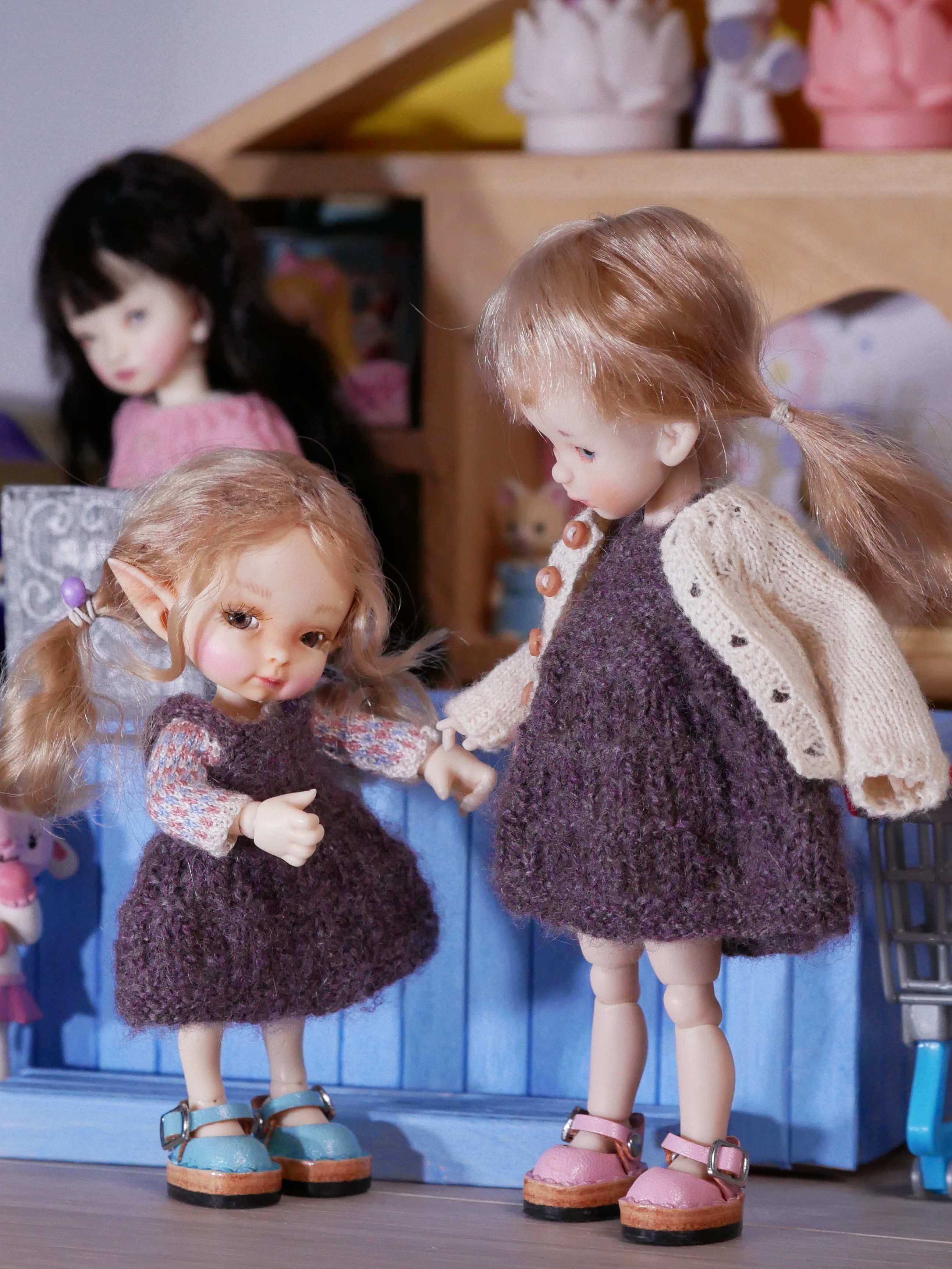 Fun at the toy store.