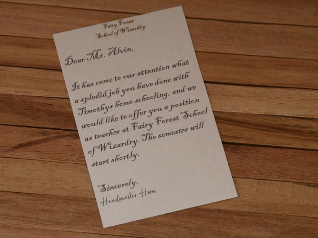 The letter
